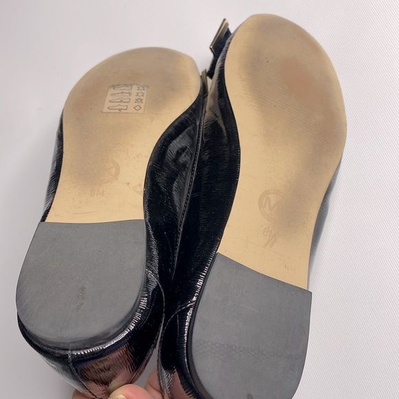 MICHAEL Michael Kors Black Patent Leather Flats - Picture 5 of 6